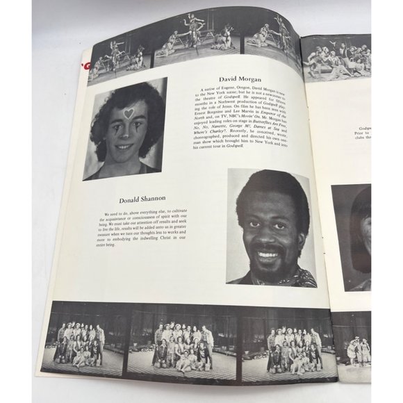 1970s Godspell Musical Play Program Traveling Production Cast & Show Information - Picture 4 of 9